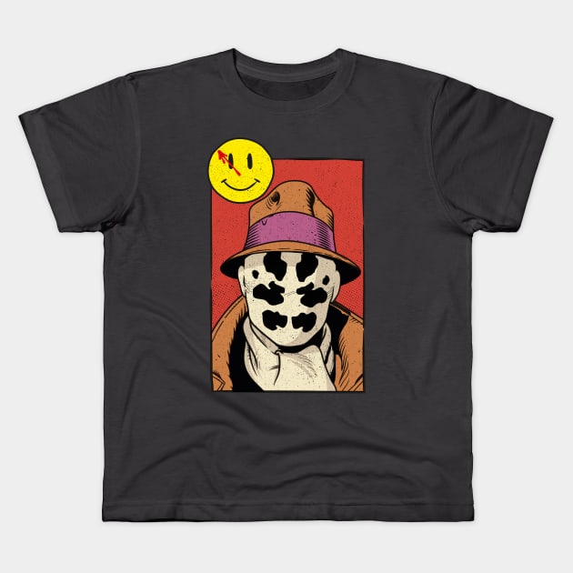 watchmen - rorschach Kids T-Shirt by Playground